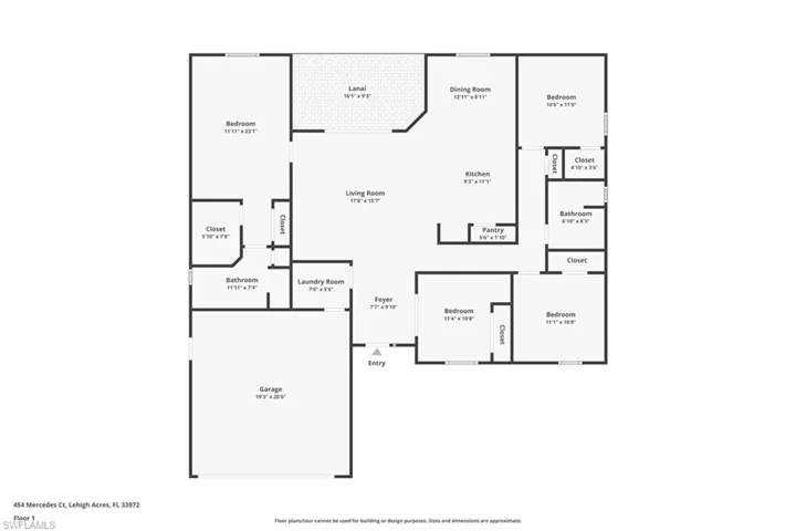 454 Mercedes Ct, Lehigh Acres, Florida 33972