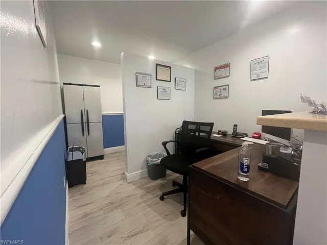Reception area