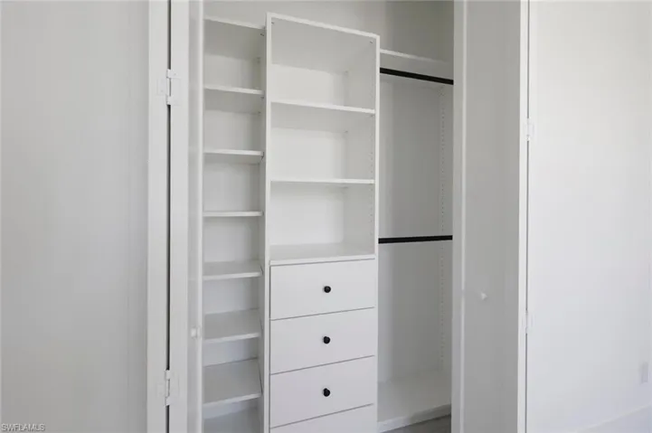 View of closet