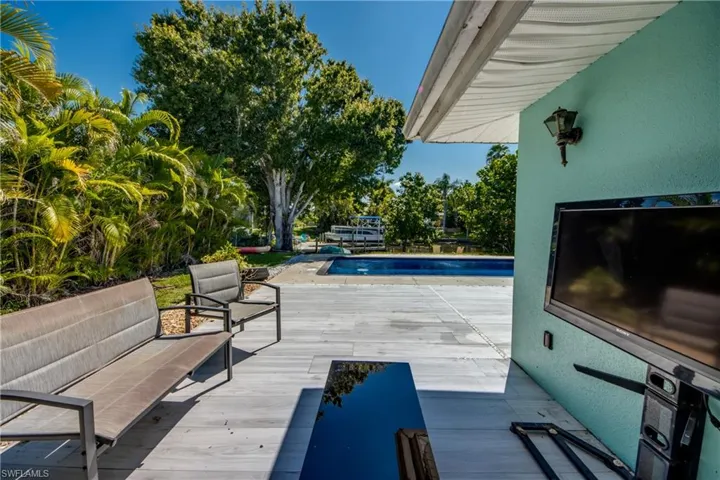 Additional backyard seating