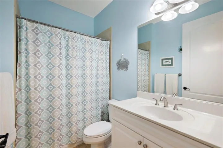 Nicely Decorated Guest Bathroom