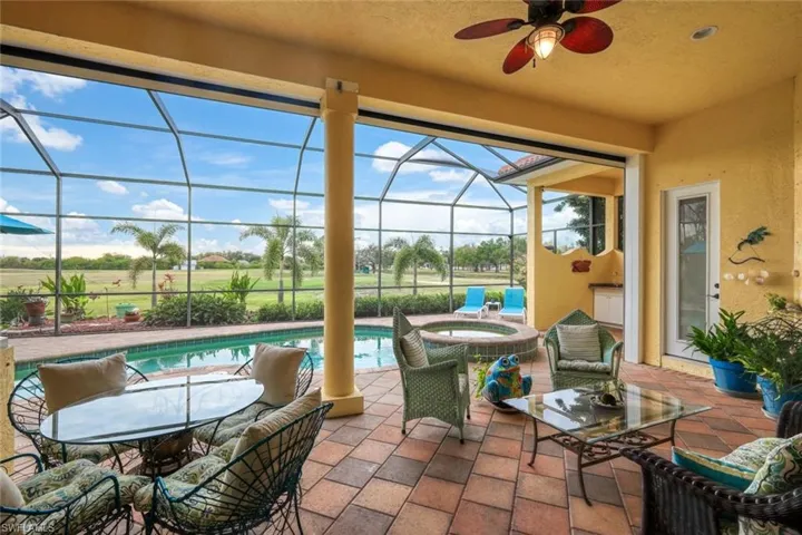 Spacious Lanai is great for entertaining
