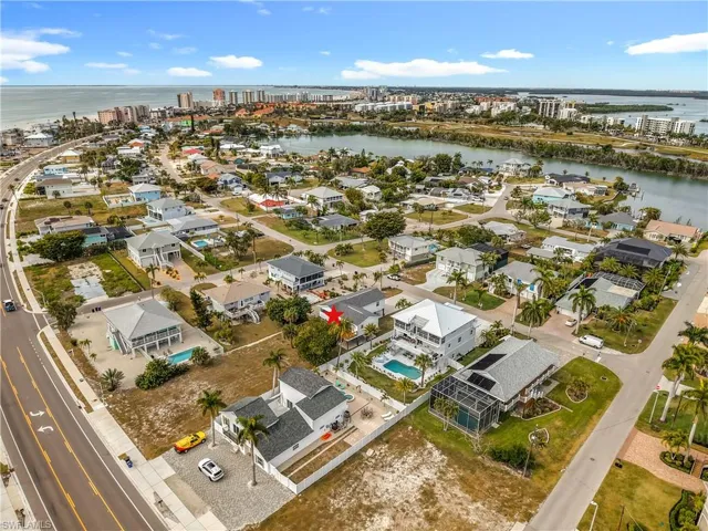 View of Laguna Shores, Buccaneer Bay and northeast on Fort Myers Beach