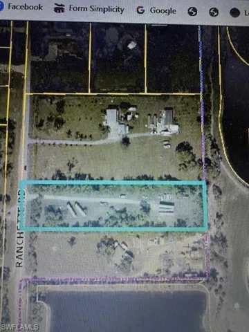 Aerial view of property's location