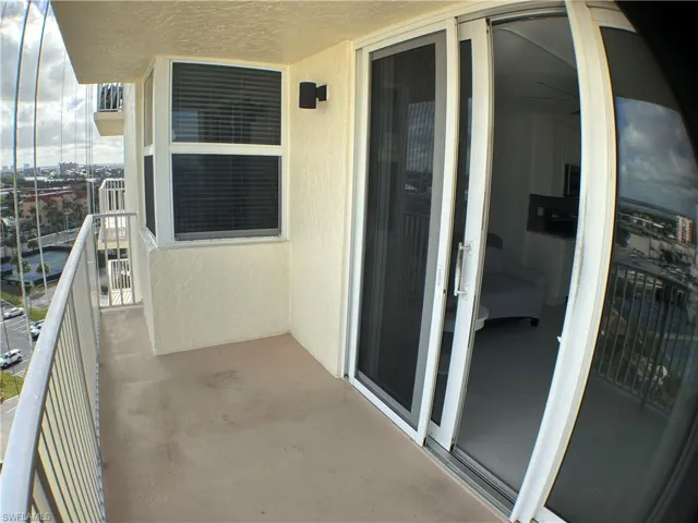 Large balcony