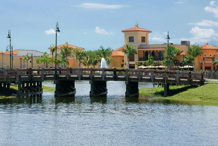 Water view with a notable bridge