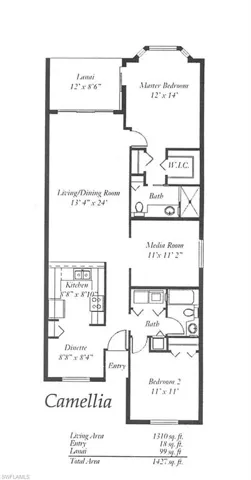 Floor plan - End Unit