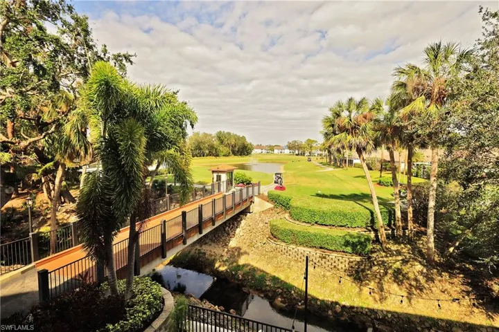 Surrounding community with a lawn