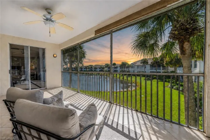 Rear Lanai with a Water View
