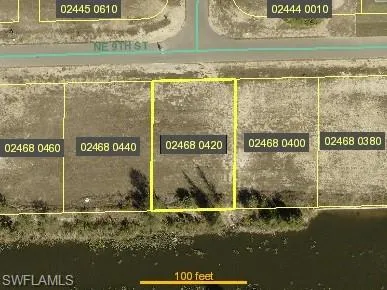 Aerial overview of property's location