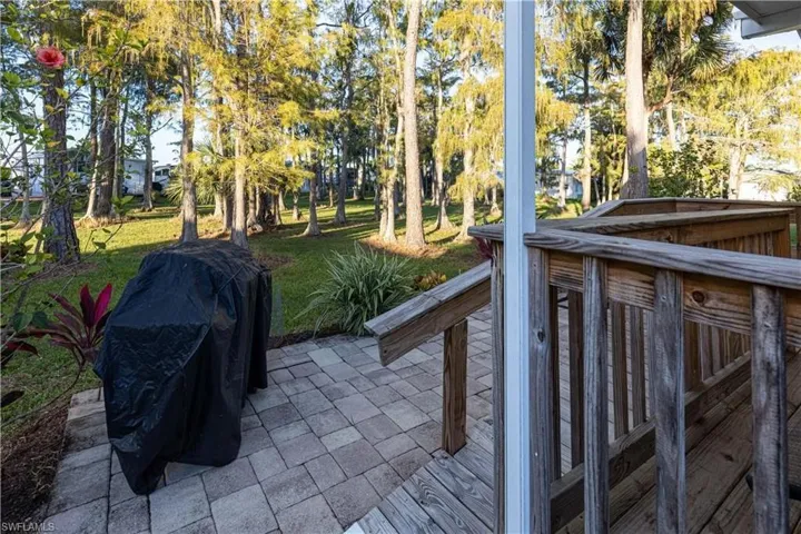 View of patio