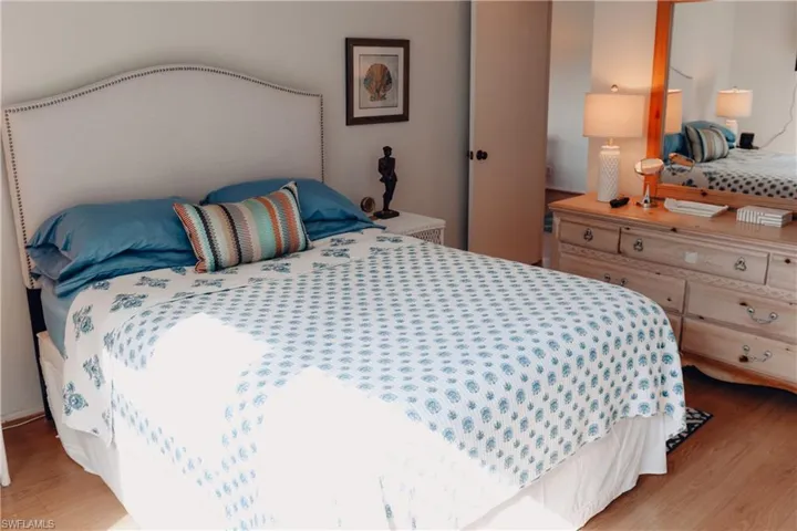 Bedroom featuring light wood-style flooring