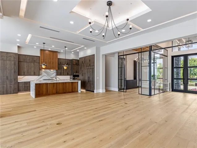 Pay close attention to the ceilings throughout!