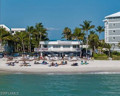 Dine right on the beach at the Turtle Club