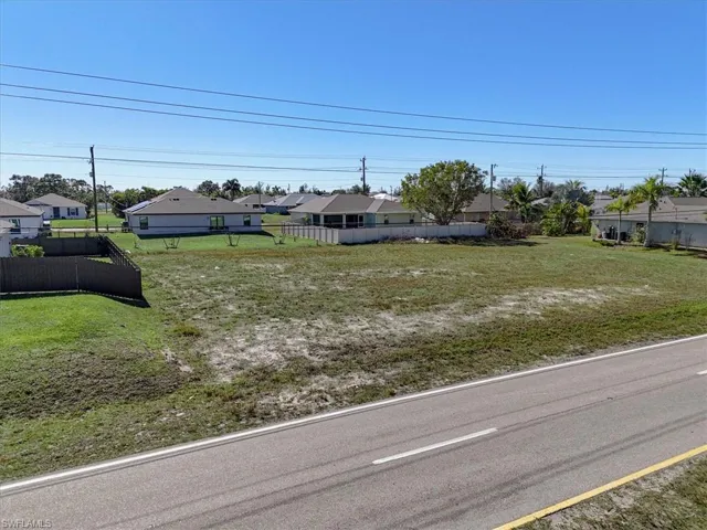 View of front of home with a residential view
