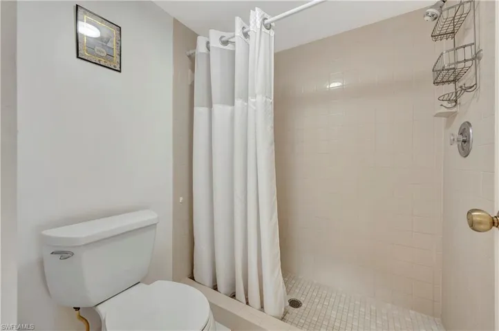 Primary bathroom with a shower