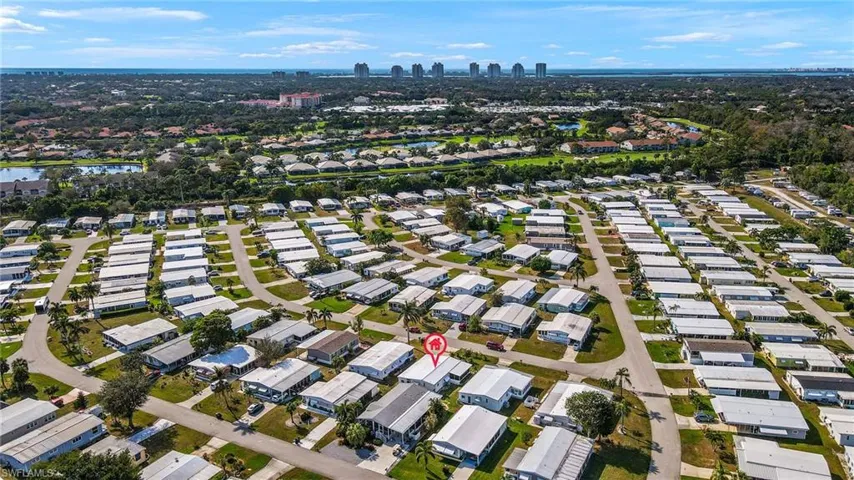 Aerial view featuring a city view