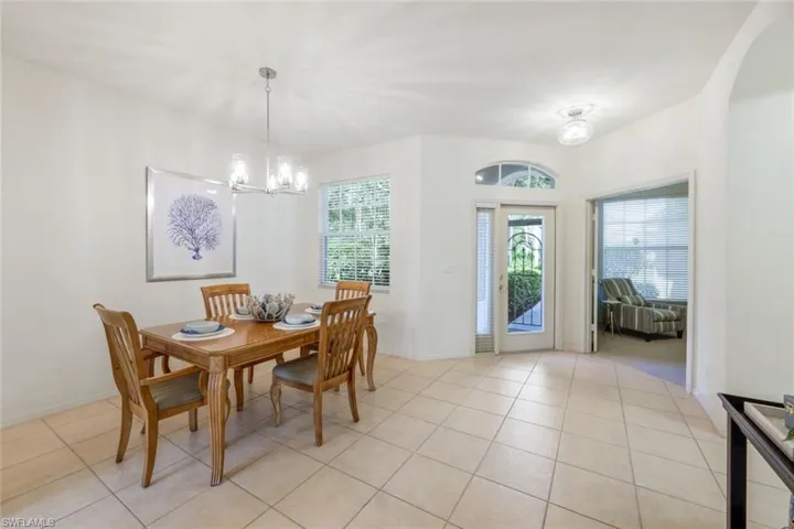 Formal dining area