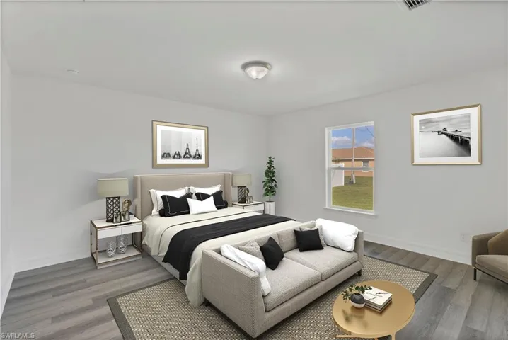 Staged Master Bedroom