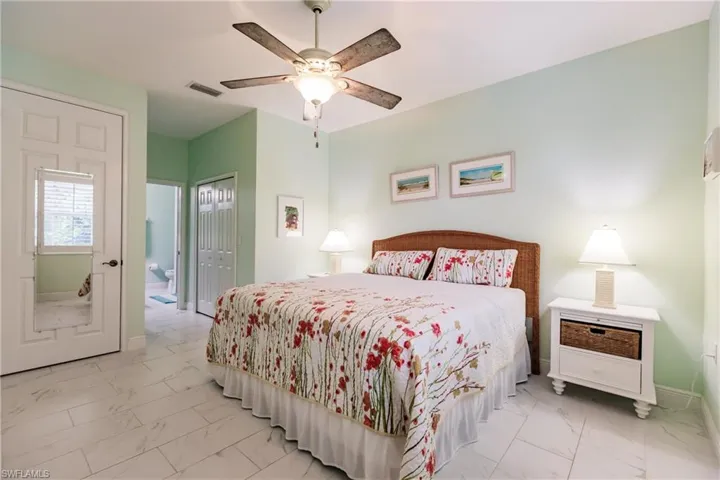 GREAT VIEW OF JUST HOW LARGE & BEAUTIFUL THE MASTER BEDROOM IS!