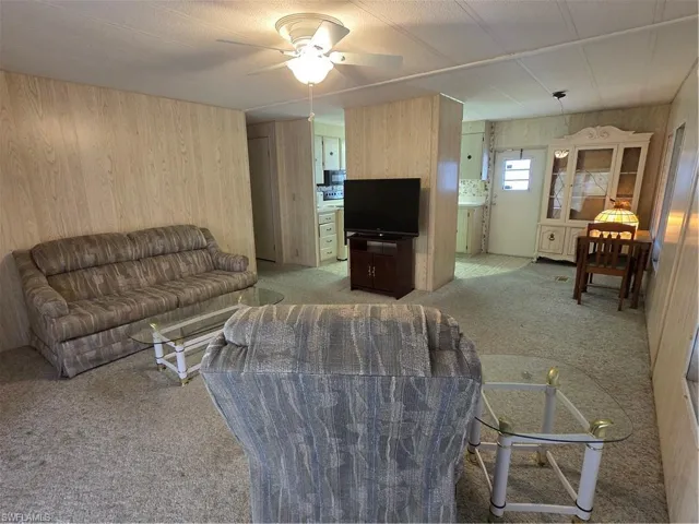 The comfy sofa in the Living room is also a pull-out sleeper.