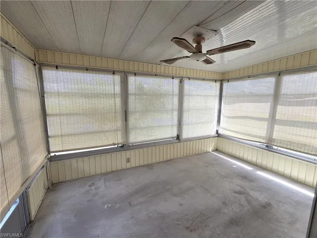 So much natural light in the Florida Room!