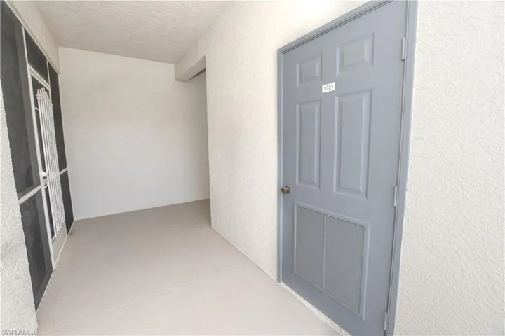 Hallway with visible vents