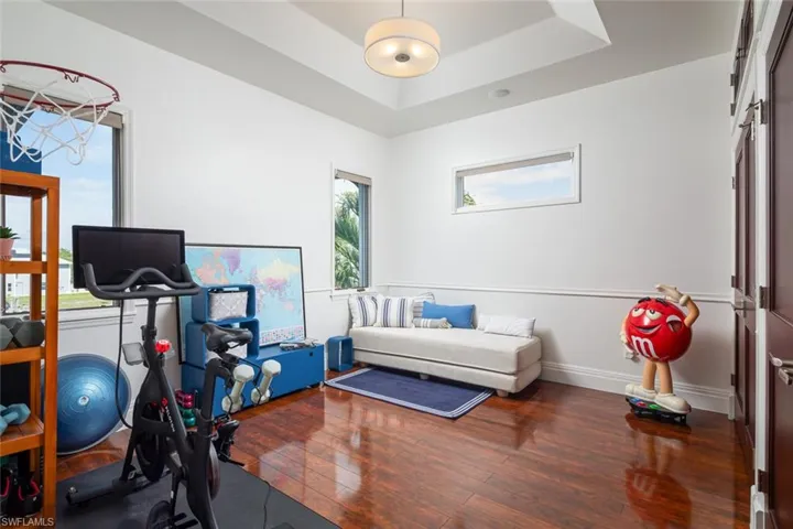Upstairs bedroom #4 (currently used as multipurpose room)
