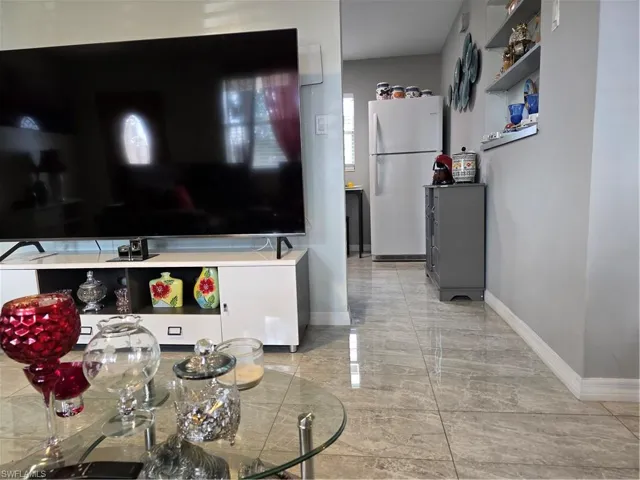 Kitchen featuring fridge