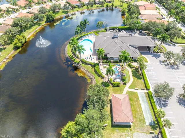 Bird's eye view of the club house