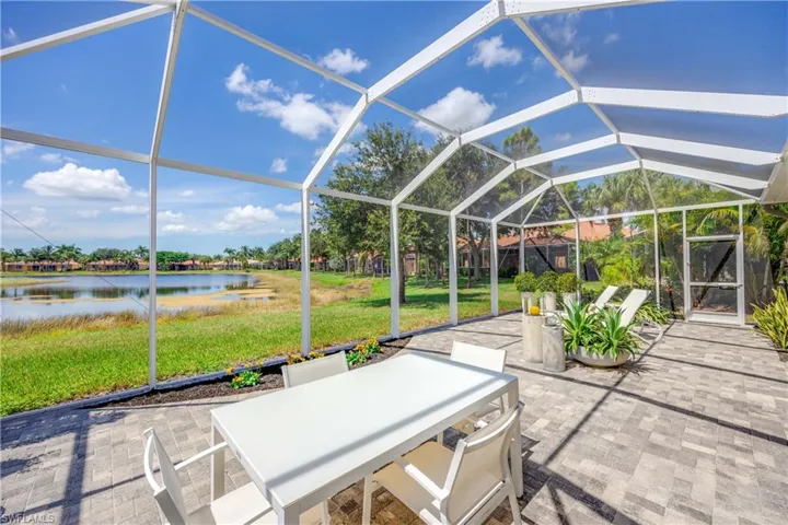 A very private view from the lanai overlooking the water