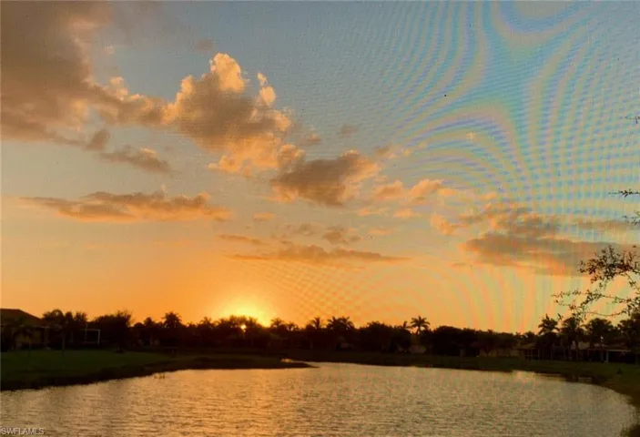 Western exposure over a large lake.