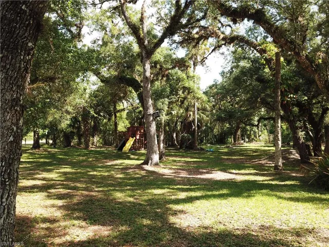 View of yard featuring playground community