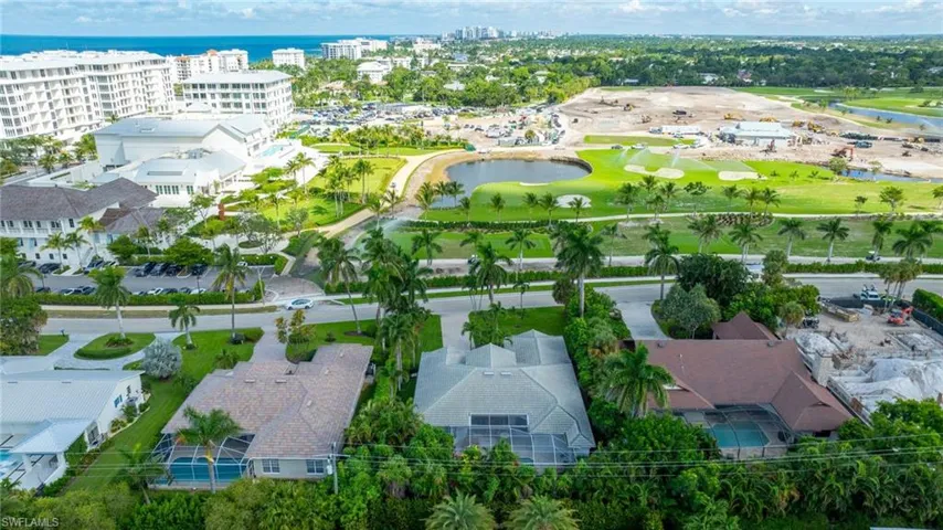 Golf Course across the street