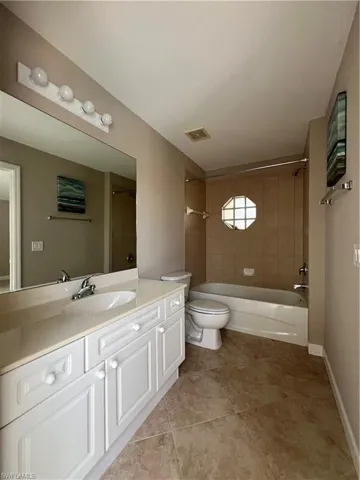 Casita bathroom opens to bedroom and to pool area.