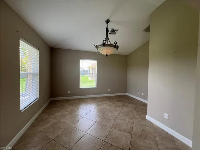 Den can easily be made into 4th bedroom.