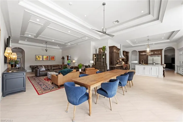 Main house living / dining rooms