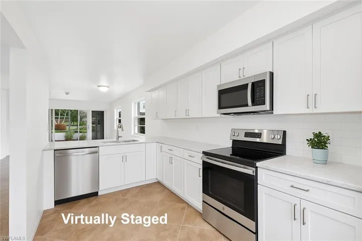 Virtually Staged Kitchen