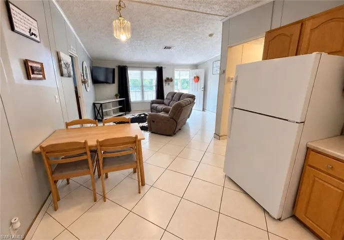 Dining area with open view toward the living space.