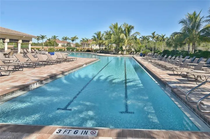 Lap pool area