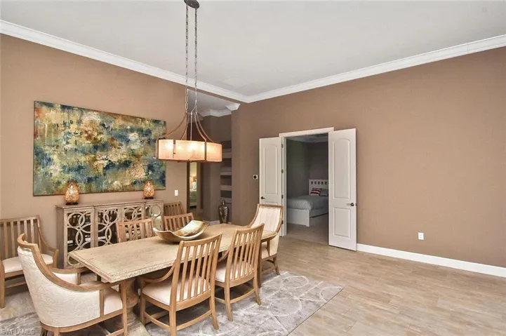 Dining Room space.  A wonderful spacious area to entertain and enjoy your guests