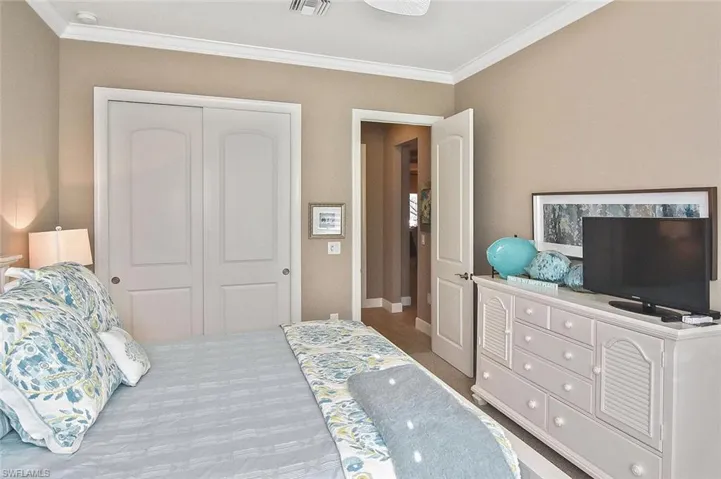 Plenty of closet storage space