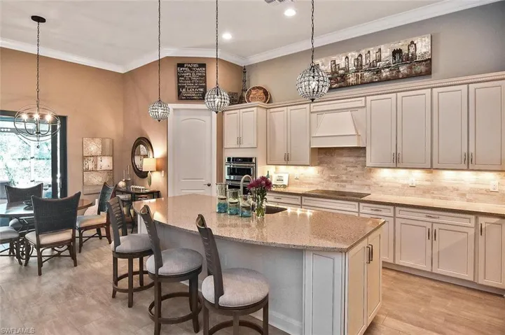 Enjoy your guests as you prepare refreshments and/or a casual meal