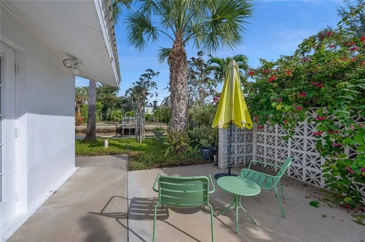 View of patio