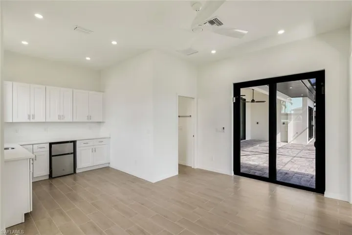 Inlaw suite entry and kitchen