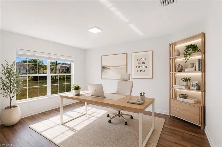 Staged photo of Office space