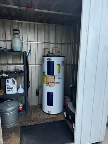 Utilities featuring water heater