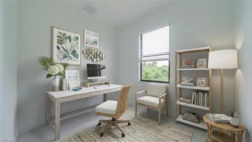 Office/Den. Could also use as a playroom or exercise room! (Virtually Staged)
