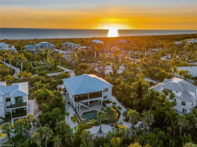 Beach access to the gulf and sunset