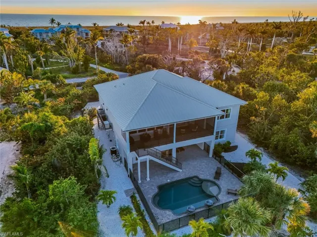 Beach access to the gulf and sunset